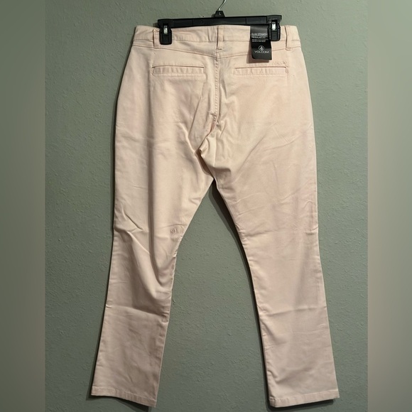 NWT Volcom  Pants Womens Sz 29 Fix Waist Slim Straight Regular Fit - Picture 2 of 15